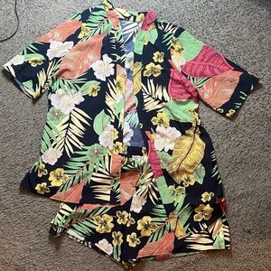 Shein two piece shirt and shorts outfit (SHEIN)